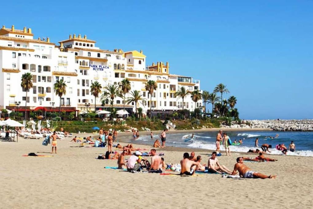 Ferienwohnung 218 Puerto Banus Marbella Front Line 270 Meters Exterior foto